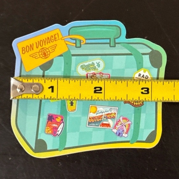 Dutch Bros Sticker Bon Voyage Suitcase Travel Coffee Collectible - Picture 3 of 4